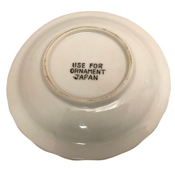 Six Flags Over Georgia Miniature Pitcher & Plate 1970s Crystal Pistol & Carousel - Picture 8 of 8